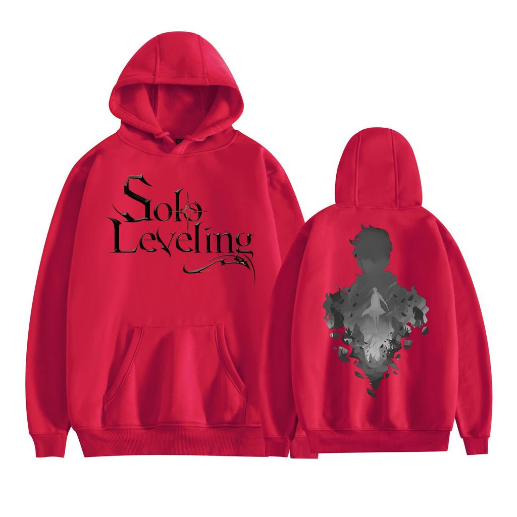 Solo Leveling Hooded for Aldult Streetwear Hoodie Cartoon Printed Unisex Hooded Pullover