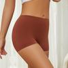 Women's High-waisted Safety Shorts Anti-exposure Ice Silk Seamless Base Layer Plain Color Underwear
