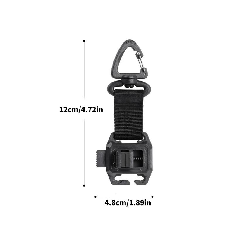 Multipurpose Outdoor Fishing Rod Clamps Adjustable Strap Webbing Spring Concealed Buckles Fishing Accessories Enduring