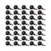 10/20/30/40Pcs Fishing Tackle Zip Slider Beads Swivels Pulley Clip Line Rigs