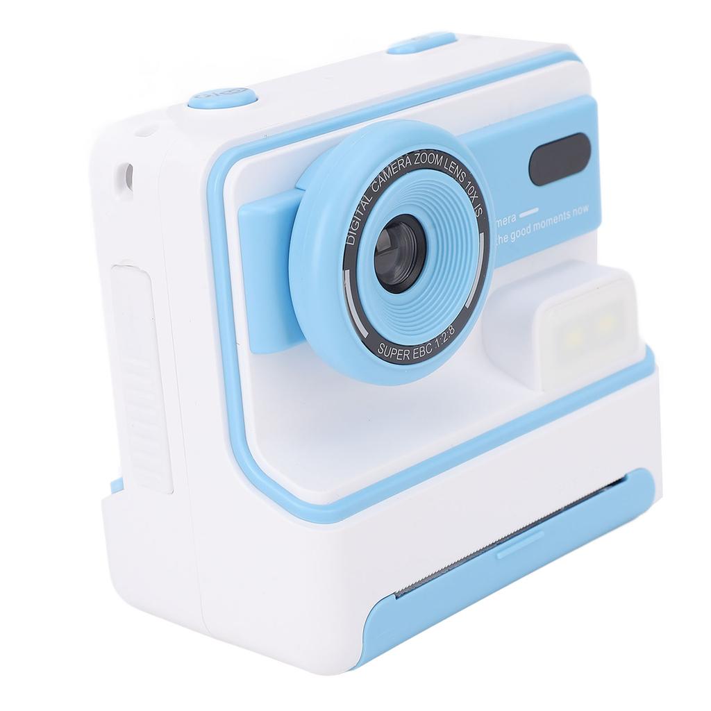 48MP   Fotocamera di Stampa con 3 Rotoli di Carta Termica Fotocamera Doppia Anteriore Posteriore Schermo HD Stampa Termica Foto in Bianco e Nero per Bambine Bambini