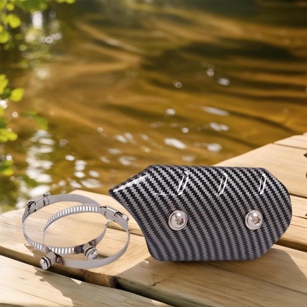 Motorrad Auspuff Hitzeschild Sicherheit Anti Heiß Abdeckung Auspuff Hitzeschutz Schalldämpfer Für Fahren Outdoor Schutz Pendler Sicherheit