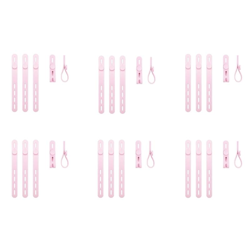 30Pcs Silicone Cable Ties Reusable Cable Management Organizers for Bundling and Fastening Cable Cords Wires Enduring