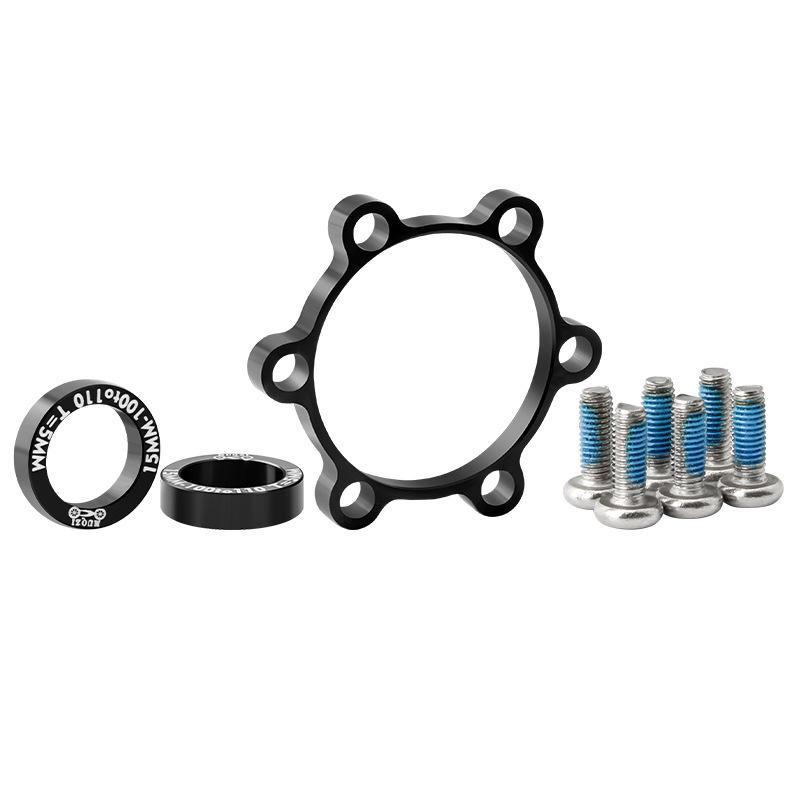 Bicycle Boost Rear Hub Adapter Rust Proof Lightweight Hub Conversion Kit for Entry Level Cyclist Bike Upgrade Use 5mm black