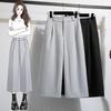 DIMANAF Plus Size Women Long Pants Thick Loose Casual Elastic Waist Vintage Lady Winter Autumn 2025