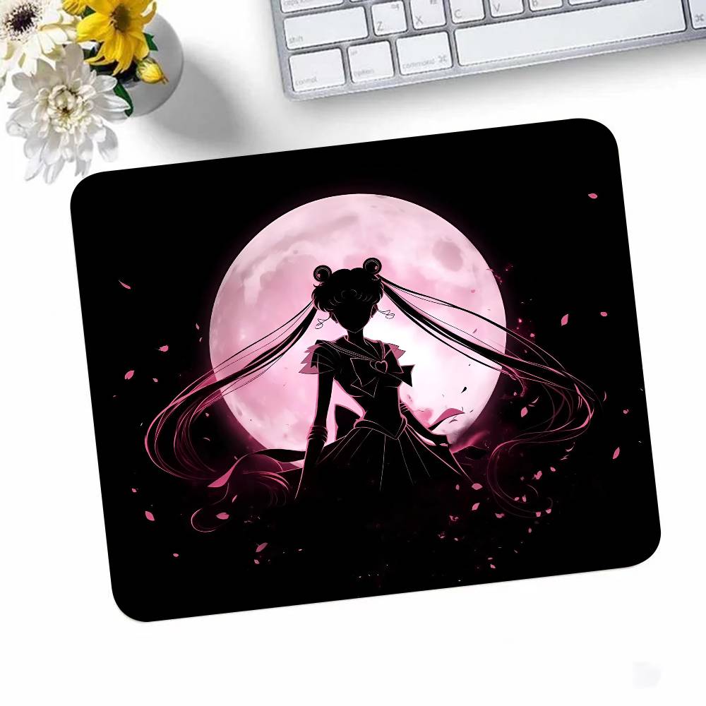 Anime Mousepad Small LockEdge Mouse Pad For Gamers Computer Desk Pad Rectangular S-Sailors Moons Anti-slip Rubber