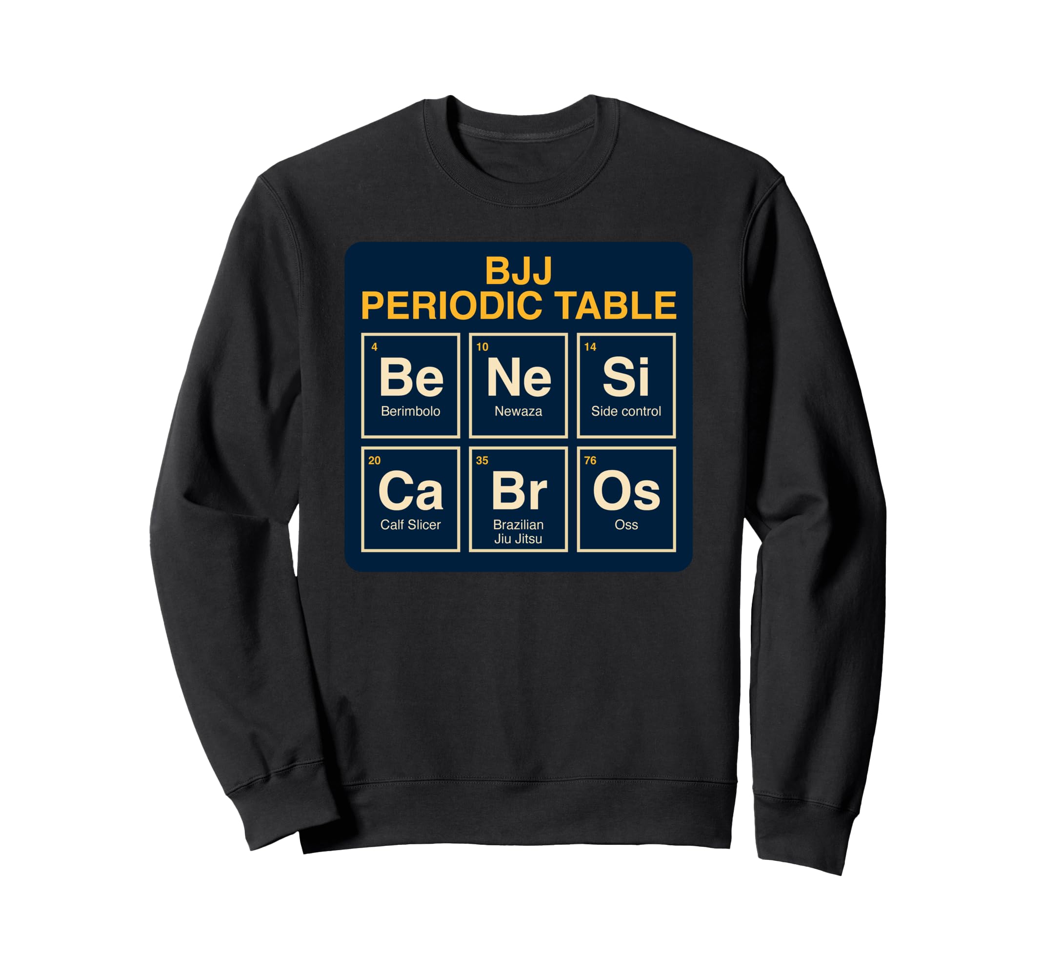 

Funny Jiu Jitsu Periodic Table Trainer BJJ, чёрный
