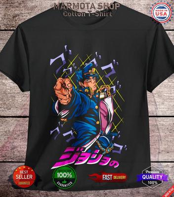 Jotaro Kujo JoJo's Bizarre Adventure Shirt Anime JJBA Tee T-Shirt Stardust Manga