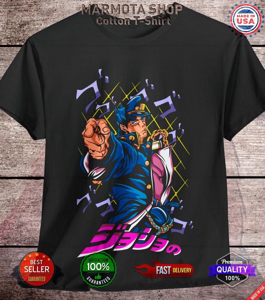 

Jotaro Kujo JoJo s Bizarre Adventure Shirt Anime JJBA Tee T-Shirt Stardust Manga 2XL