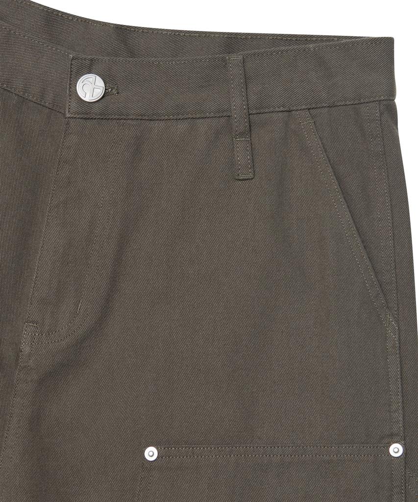Nomaenyueol Divided Double Knee Pants - Charcoal