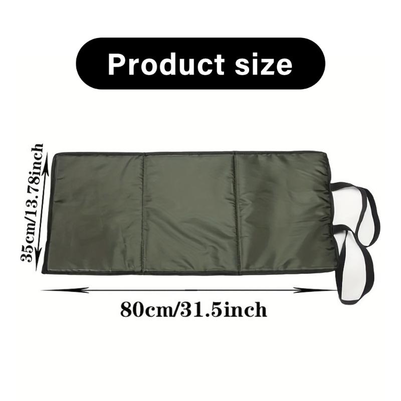 Water Resistant Foldable Fishing Mats Multipurpose Sponges Pad Outdoor for Anglers Includes Baits Dispenser Tool