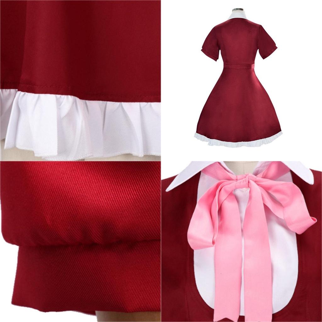 Japanese Anime Inspired Alice Cosplay Outfit Cute Lolita Maid Dress For Women