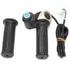 24V Electric Bike Throttle Grip with LED Display Waterproof Electric Scooter Throttle Handle