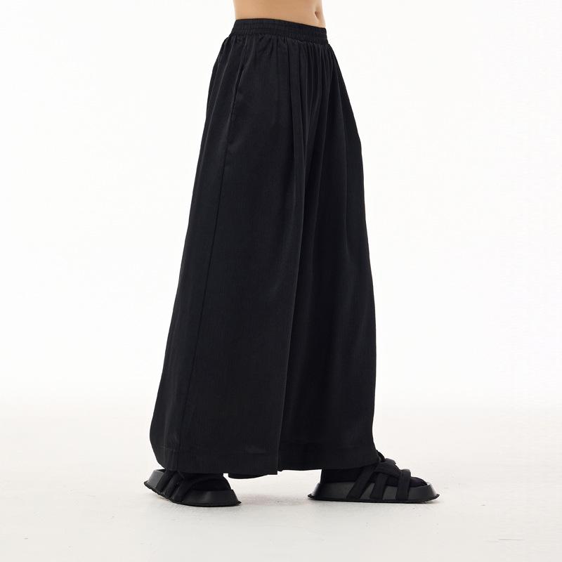 2026 Summer Hong Kong Style Yamamoto Casual Loose Wide-Leg Pants