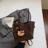 Handbag Bag Women's Winter Fashion Retro Shoulder Bag Commuter Messenger Bag Simple Bucket Bag
