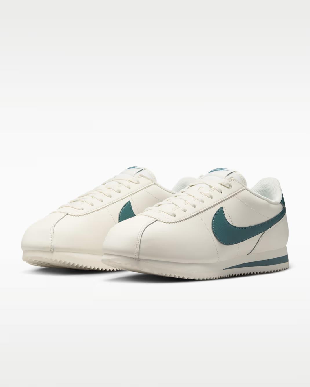 DN1791-118 Nike Cortez Кожаный Парусный Минерально-Сланцевый (Женский) 5
