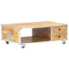 Day and Night - Day and Night Solid Rough Mango Wood Coffee Table 89x59x33 Cm
