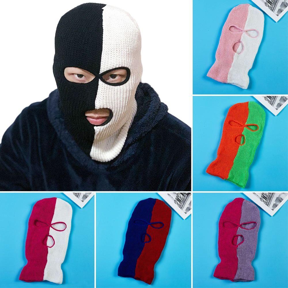 3 Hole Balaclava Warm Motorcycle Helmet Winter Ski Mask Unisex