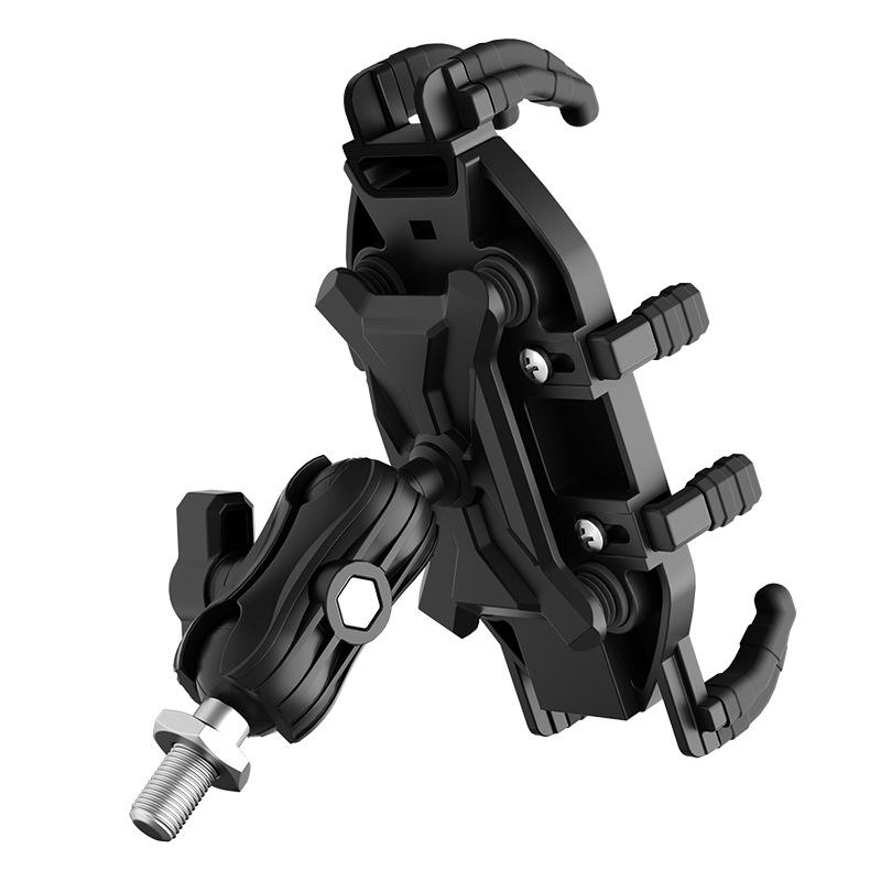 WUPP CS-2072D1 M8 Ball Head Cellphone Holder Anti Theft Motorcycle Phone Mount Bracket