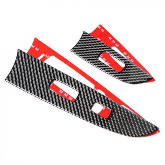 Carbon Fiber Interior Window Switch Panel Trim Cover For Lexus IS250 2006-2010