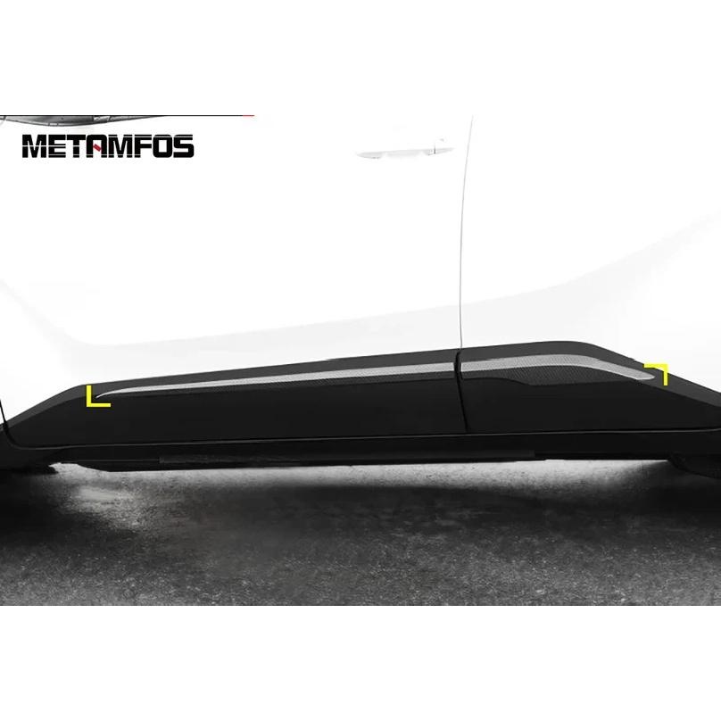 For Toyota CHR C-HR 2016-  Carbon Fiber Door Side Line Strip Body Skirt Molding Trim Sticker Accessories Car Styling