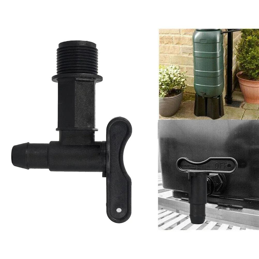 

Brand New High Quality Hot Sale Home & Garden Faucet PLASTIC Black Blue Durable Tool Useful Water Butt Tap чорний