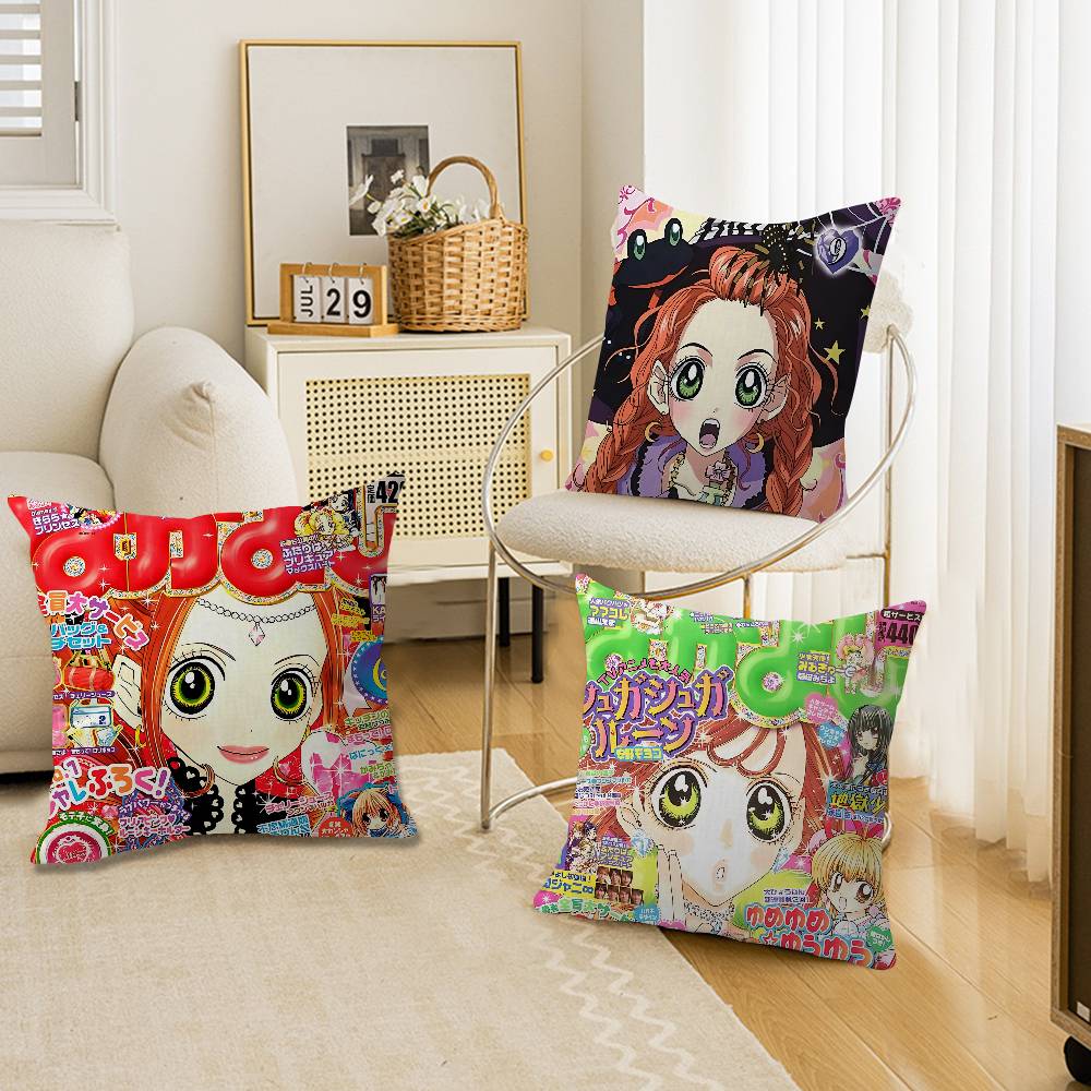 Anime Sugar Sugar Rune Pillow Cover For Bedroom Room And Living Room Sofa Decorative Cushion Cover