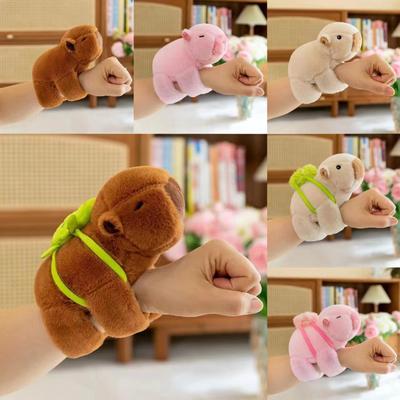 Capybara Pa Pa Ring Bracelet Capybara Doll Plush Toy Creative Doll Entertainment Funny Toy