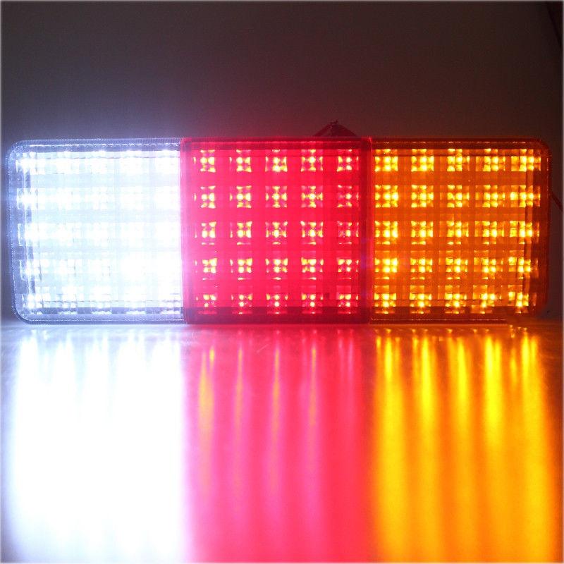 Accessories Tail Light Part Rear 12V DC Rectangle Removable 75LED Trailer