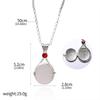 Trendy H2O Mermaid Just Add Water Copper Zircon Pendant Necklaces For Women Girls Silver Color Metal Crystal Party Daily Jewelry