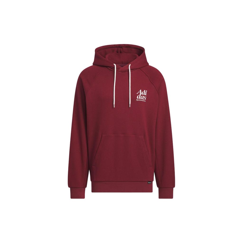 Adidas Waffle Hoodie Men Tops Dark-Red JE6100