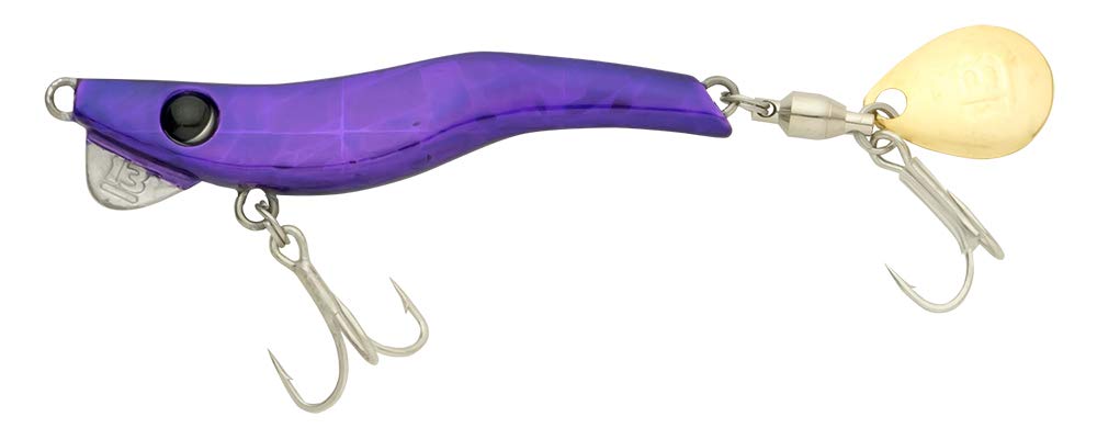 BREADEN Metal Jig Metal Maru 13 Single 05 All Purple 13g