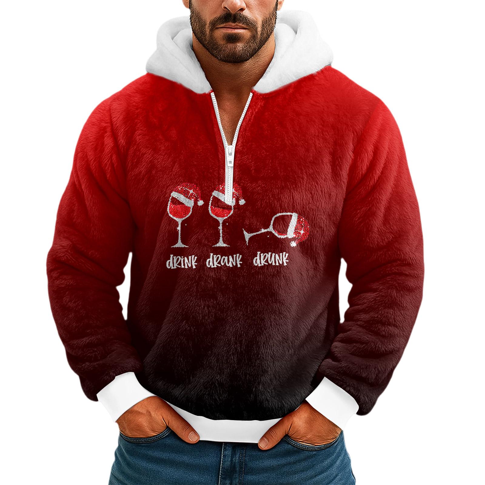 

Спортивный костюм с капюшоном, унисекс, одежда для бега, пуловер с длинными рукавами, толстовка с капюшоном L красный