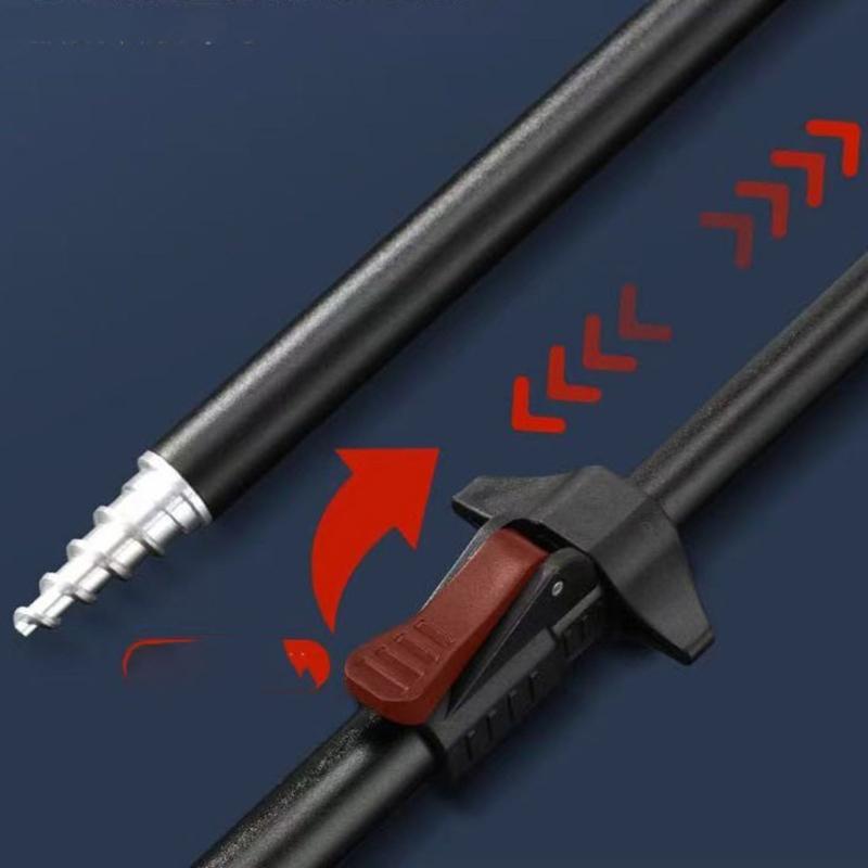 Fishing Poles Support Rack with Ground Stake Rod Holder Mount Bracket Portable Fishing Rod Stand Telescopic Poles Holder