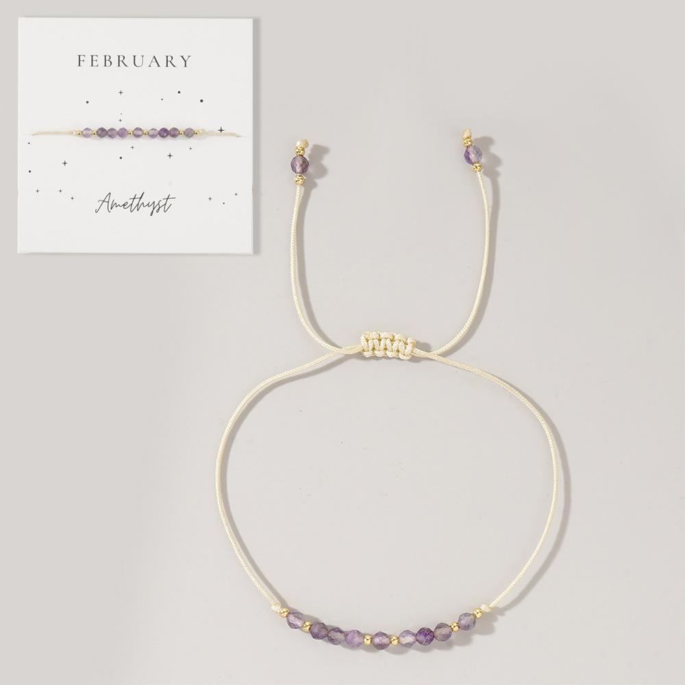 Garnet Stone Bracelet - Unique Design for Daily Wear, Trendy Birthstone Jewelry