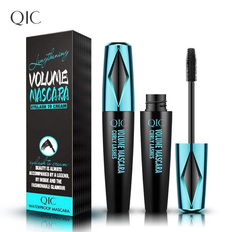 QIC new Smurf Guochao mascara 4D curled slender waterproof non-smudging beauty makeup 9g