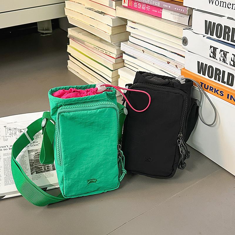 Women's Contrast Color Crossbody Bag Men's Outdoor Sports Mobile Phone Bag Lightweight Travel Shoulder Bag