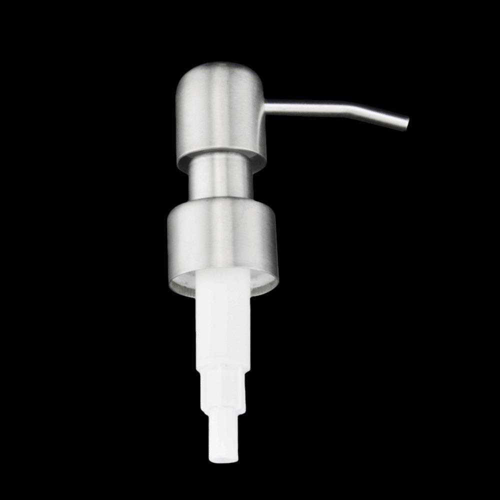 Rust Proof Pump Replacement Head Stainless Steel Soap Dispenser Pump Bathroom Kitchen Use