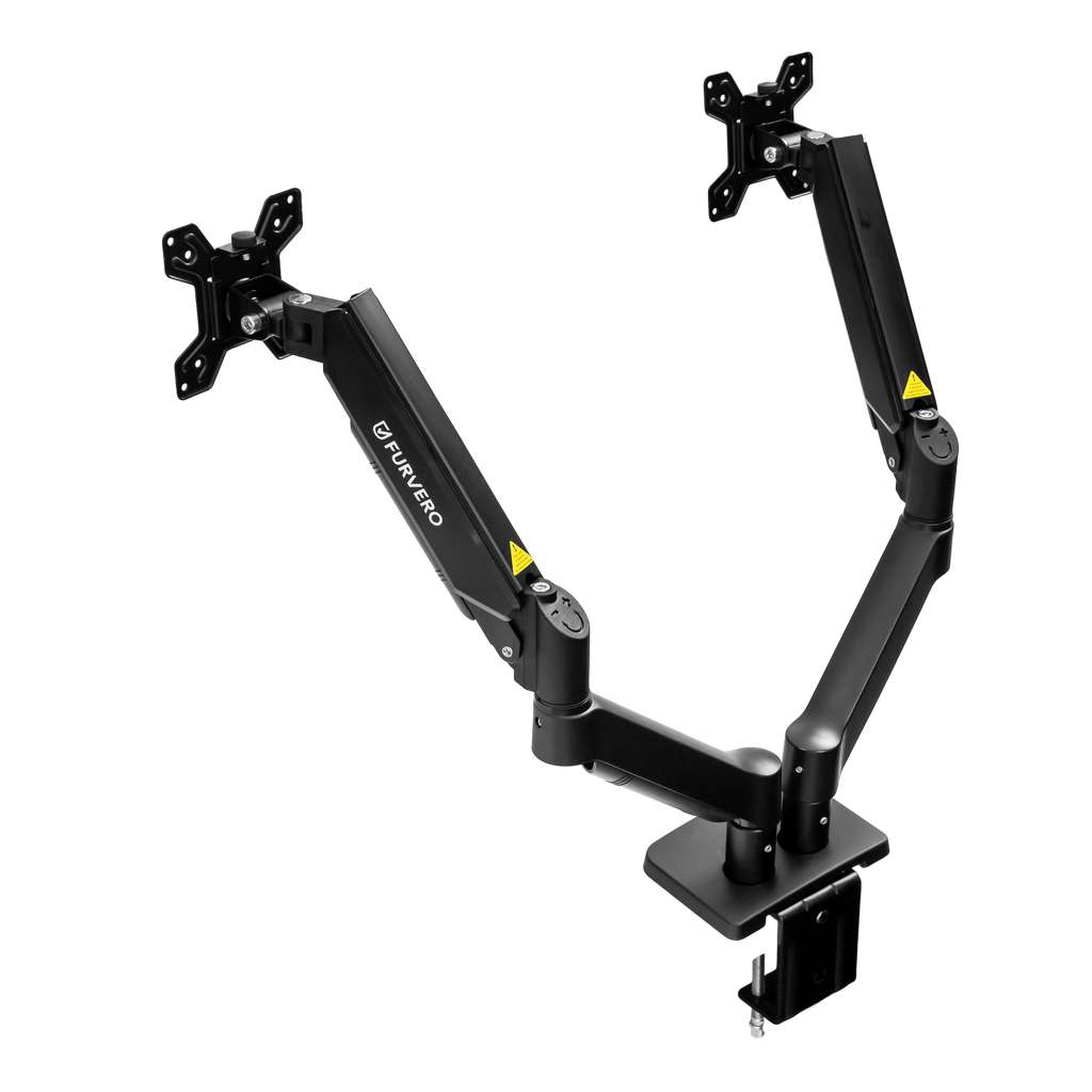 FURVERO HK005 monitor mount 2 x arms, gas spring, black N