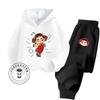 2025 Fujiya Cartoon Personalized Super Kawaii Fujiya Clothing: Adorably Cheap Hoodie Set for Kids Leisure at Home and for Fun