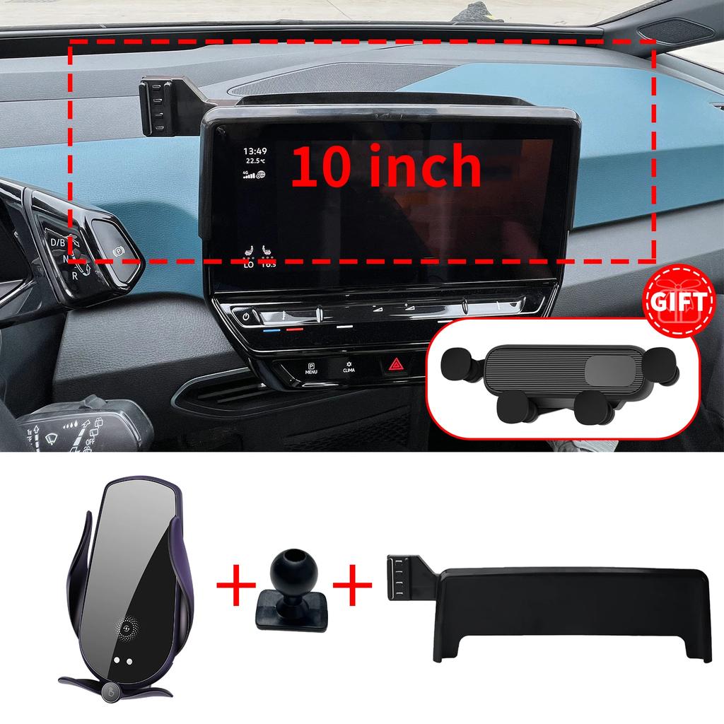 Suitable for Volkswagen Identification. Buzz Cargo 2022 2023 2024 Custom Phone Holder, Dashboard Screen Base, Without