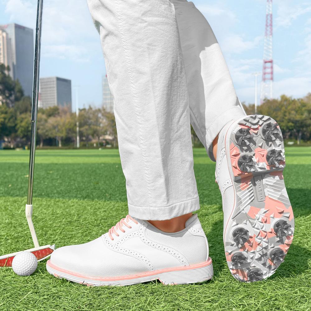 Scarpe da Golf Professionali da Donna, Scarpe da Passeggio Casual alla Moda, Scarpe Sportive da Golf Comode Antiscivolo per Fitness all'Aperto
