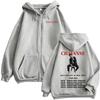 Chayanne Bailemos Otra Vez Tour Sweatshirt Jacket Coat Mens Hip Hop Gothic Zip Up Hoodies Zipper Hoodie