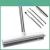 Handle Long Pet 2in1 Hair Broom With Squeegee Lightweight Fur Remover Brush