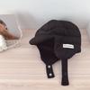Boys And Girls Baby 2024 Winter Children's Warm Hat Letter Korean Style Fashionable Thickened Cotton Ear Protection Hat