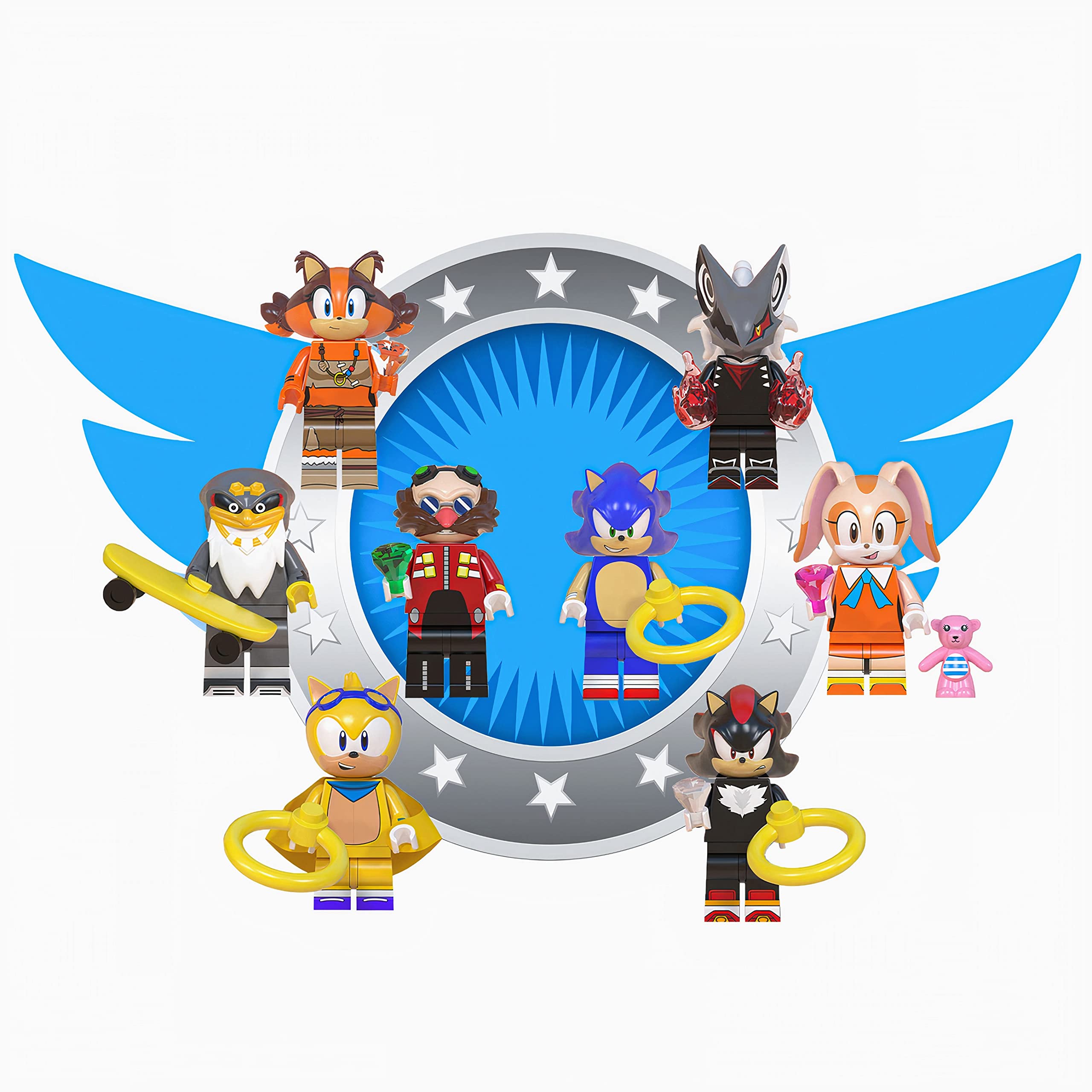 

Делюкс набор игрушек Sonic Action Heroes в подарок для детей и - (Друзья Соника).