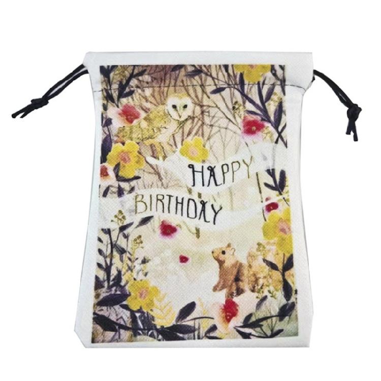 Velvet Birthday Candy Container Bakery Bags Candy Bags Wrapping Gift