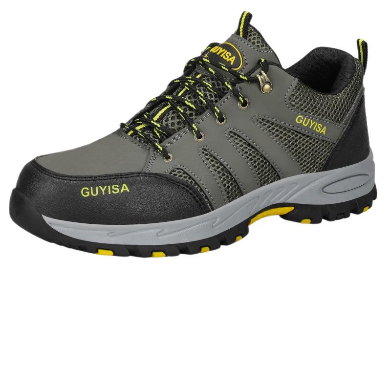 Labor Insurance Shoes Men's Anti-smashing, Anti-piercing, Wear-resistant, Anti-manufacturing, Breathable, Safety Protective Shoes