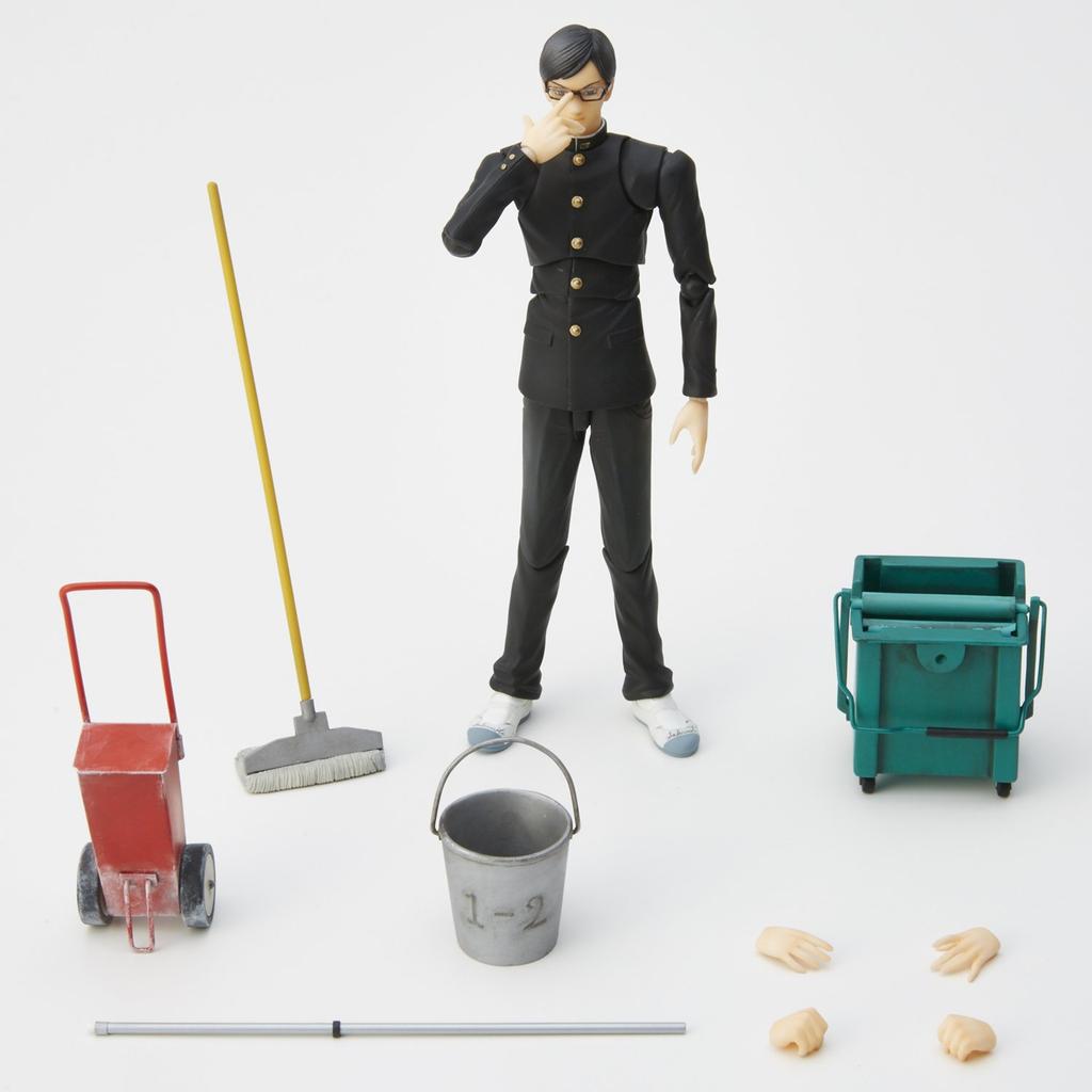 Vulcanlog 011 Sakamoto Desu Sakamoto PVC ABS Painted Finished Figure Ga? Non-scale &
