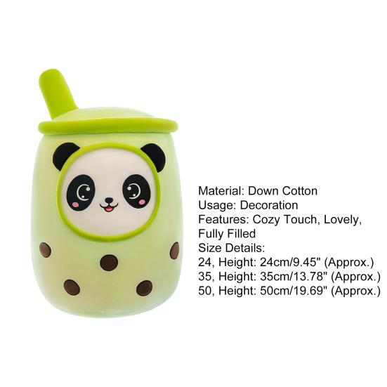 24/35/50cm Exquisite Sleeping Accompany Bedroom Decor Down Cotton Filling Cartoon Plush Panda Doll Stuffed Sofa Pillow Christmas Gift Toy
